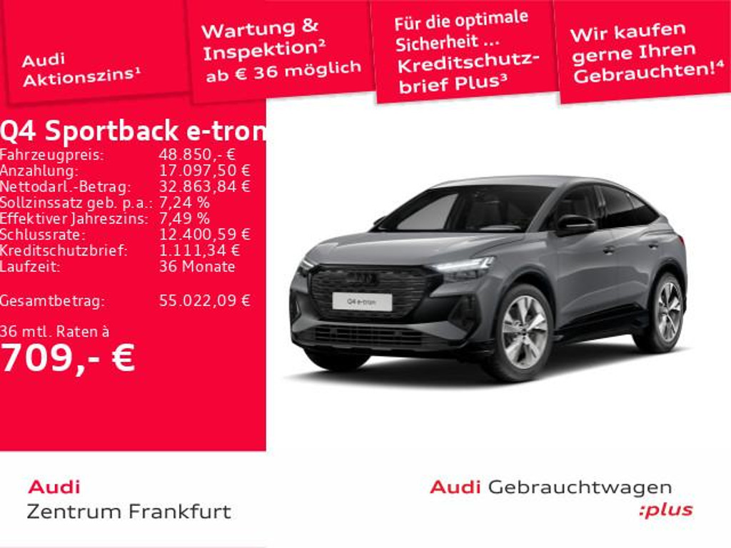 Audi Q4 e-tron Sportback S-Line