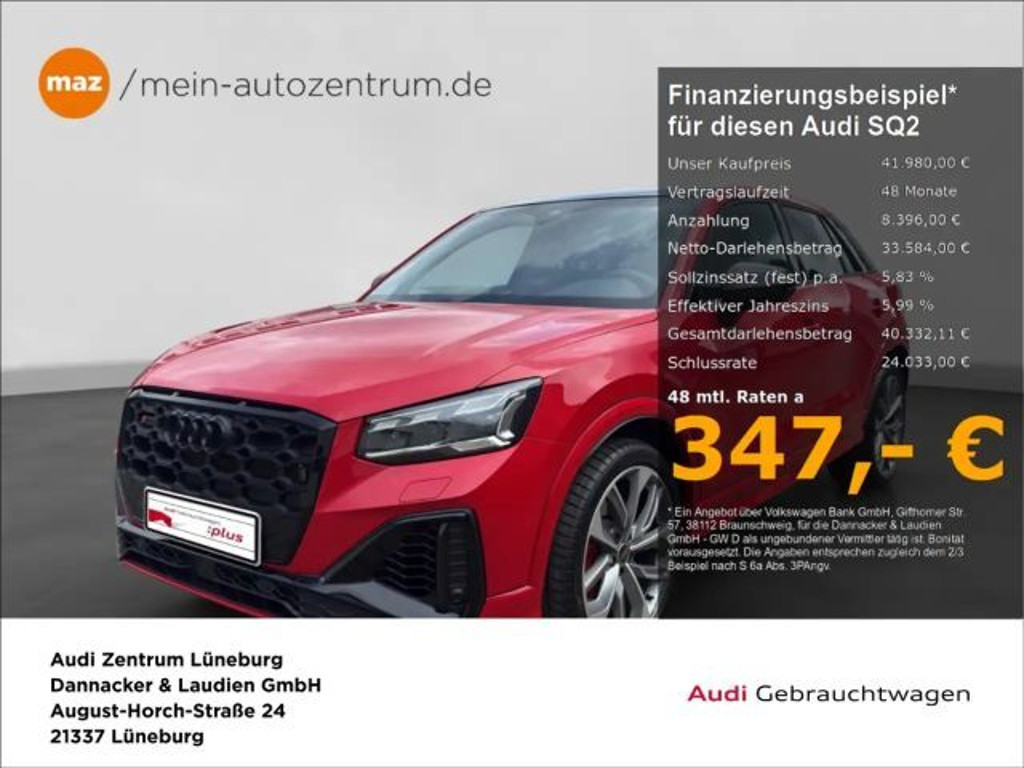 Audi SQ2 Quattro S-Line 2.0 TFSI