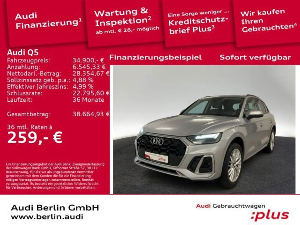 Audi Q5 Quattro S-Line 40 TFSI