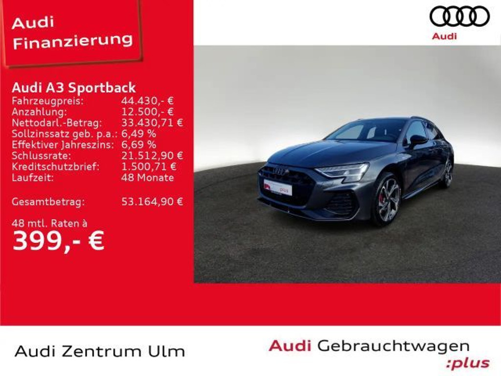 Audi A3 Sedan S-Line Hybride 45 TFSI