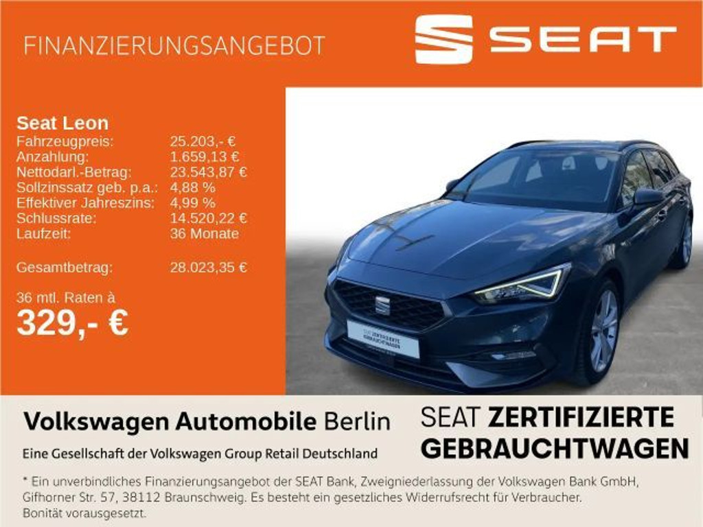 Seat Leon 2.0 TDI FR-lijn Sportstourer DSG