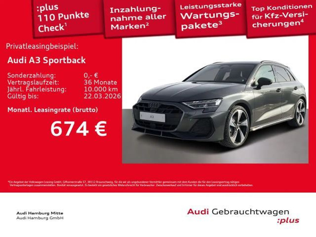 Audi A3 Sedan S-Line S-Tronic