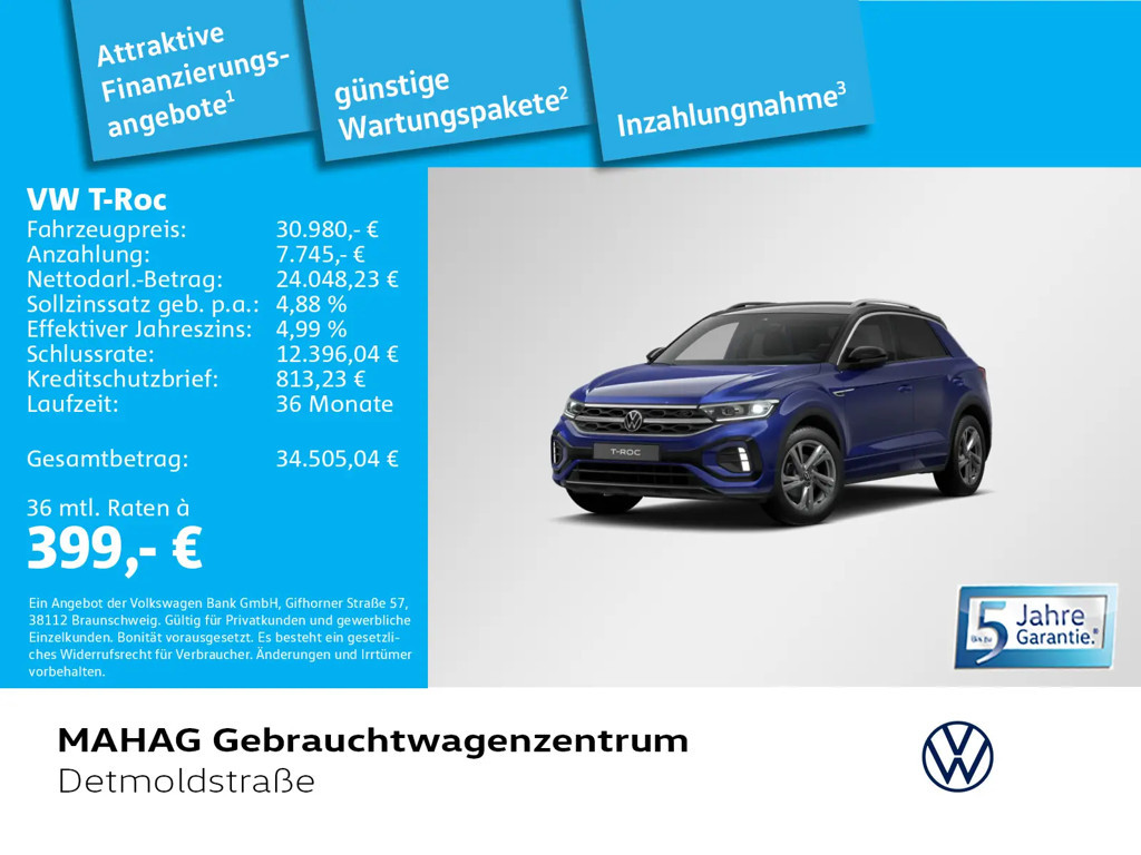Volkswagen T-Roc R-Line 1.5 TSI