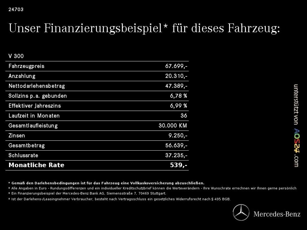 Mercedes-Benz V-Klasse V 300 AVANTGARDE V 300 d Extralang