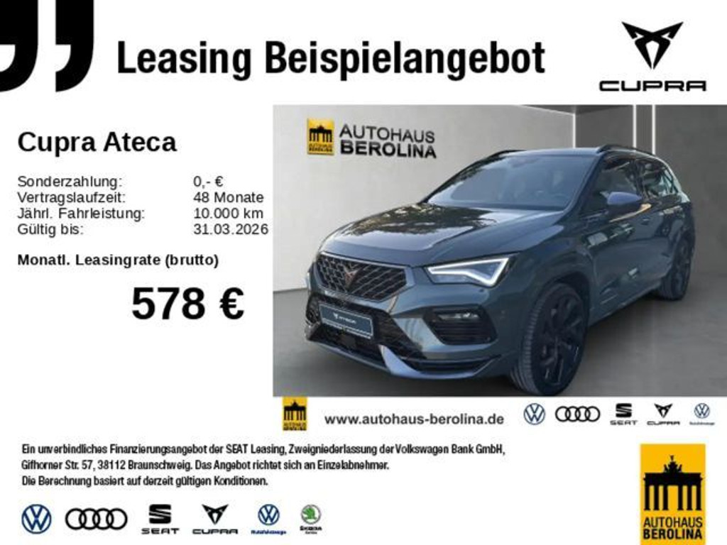 Cupra Ateca 4Drive 2.0 TSI DSG VZ