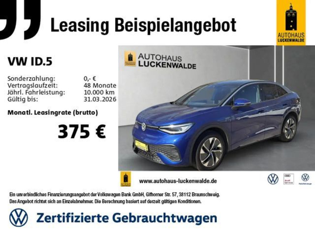 Volkswagen ID.5 IQ.Drive Pro