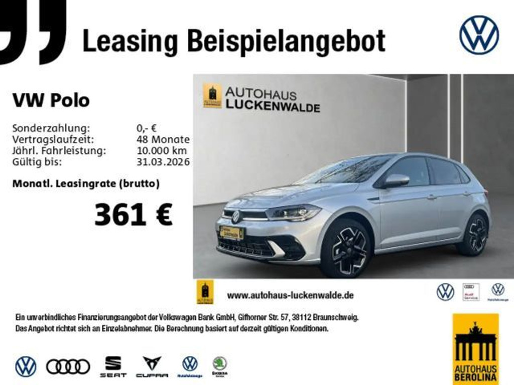 Volkswagen Polo DSG R-Line 1.0 TSI IQ.Drive
