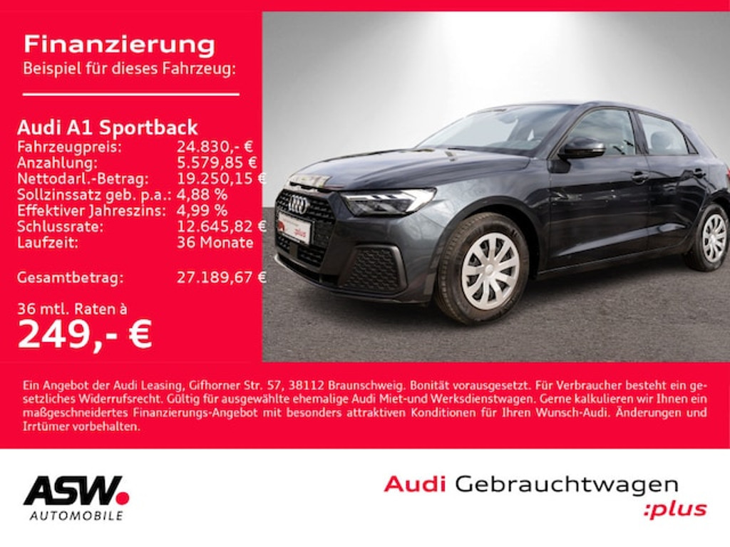 Audi A1 Sportback S-Tronic 30 TFSI