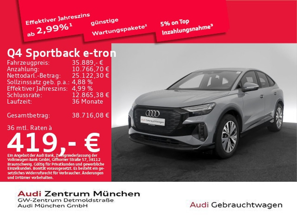 Audi Q4 e-tron Sportback 40