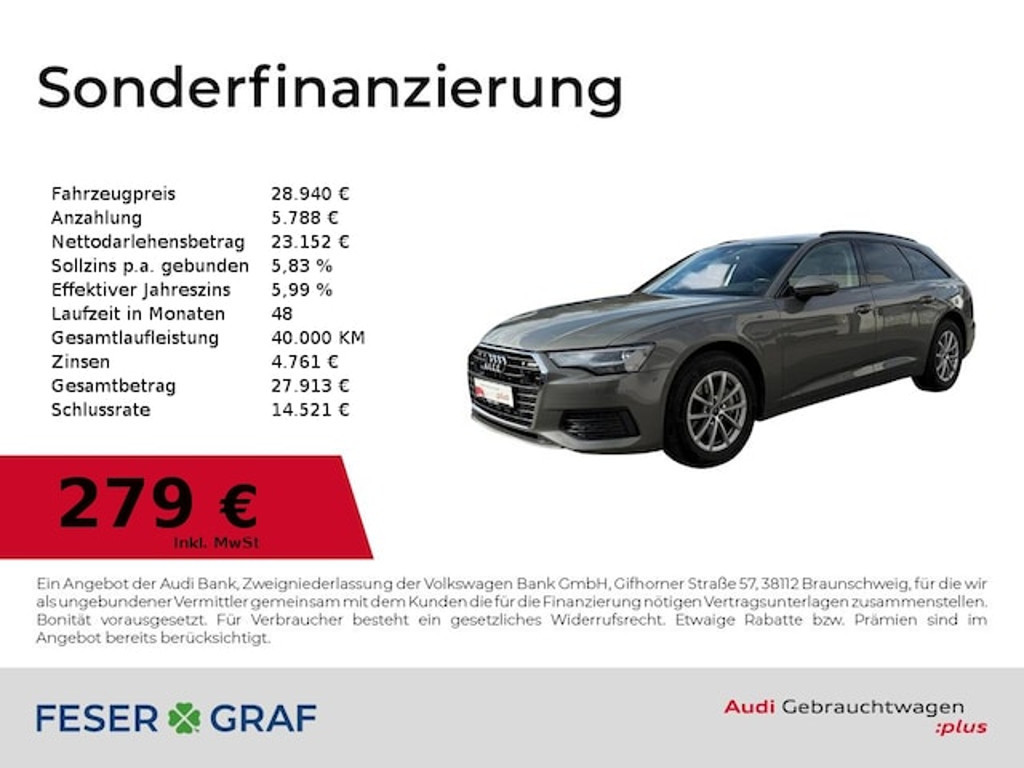 Audi A6 Avant S-Tronic 40 TDI