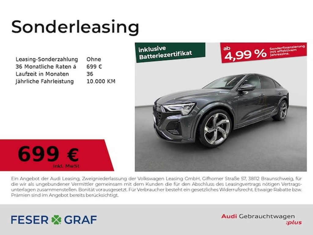 Audi Q8 e-tron Sportback Quattro