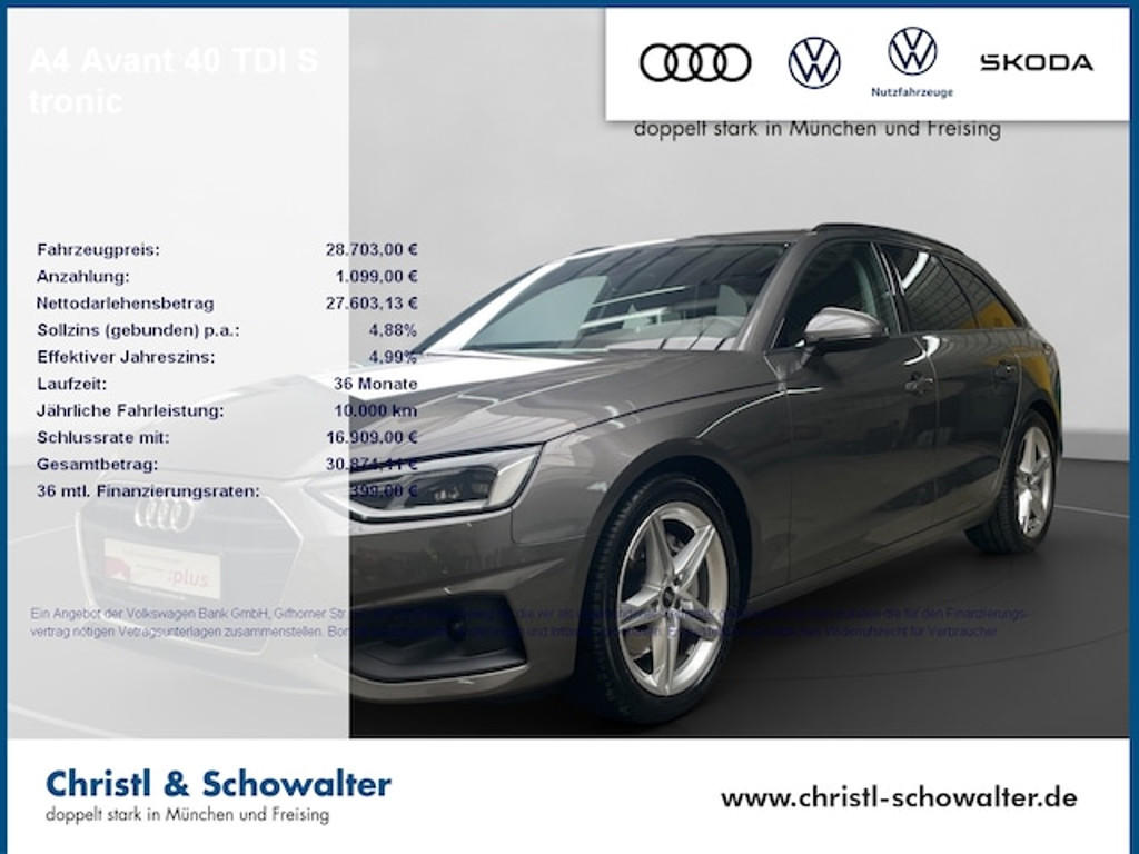 Audi A4 Avant S-Tronic 40 TDI