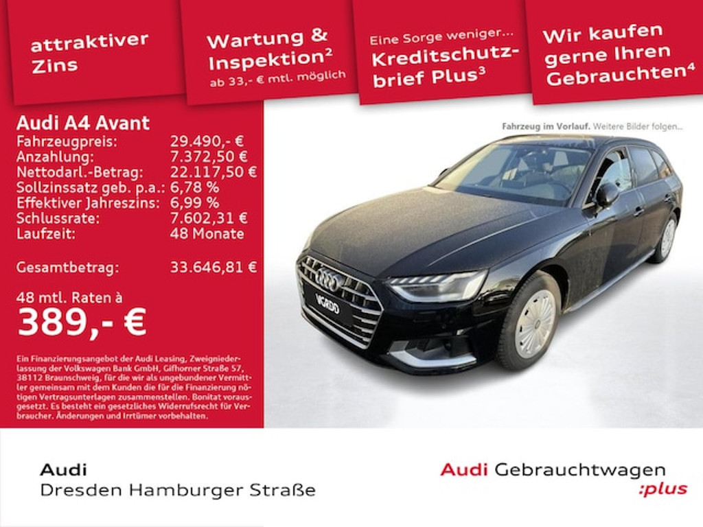Audi A4 Avant S-Tronic 35 TDI