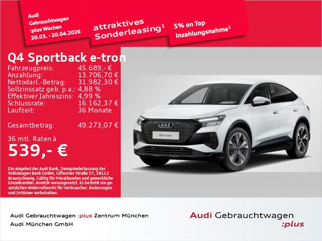 Audi Q4 e-tron Sportback
