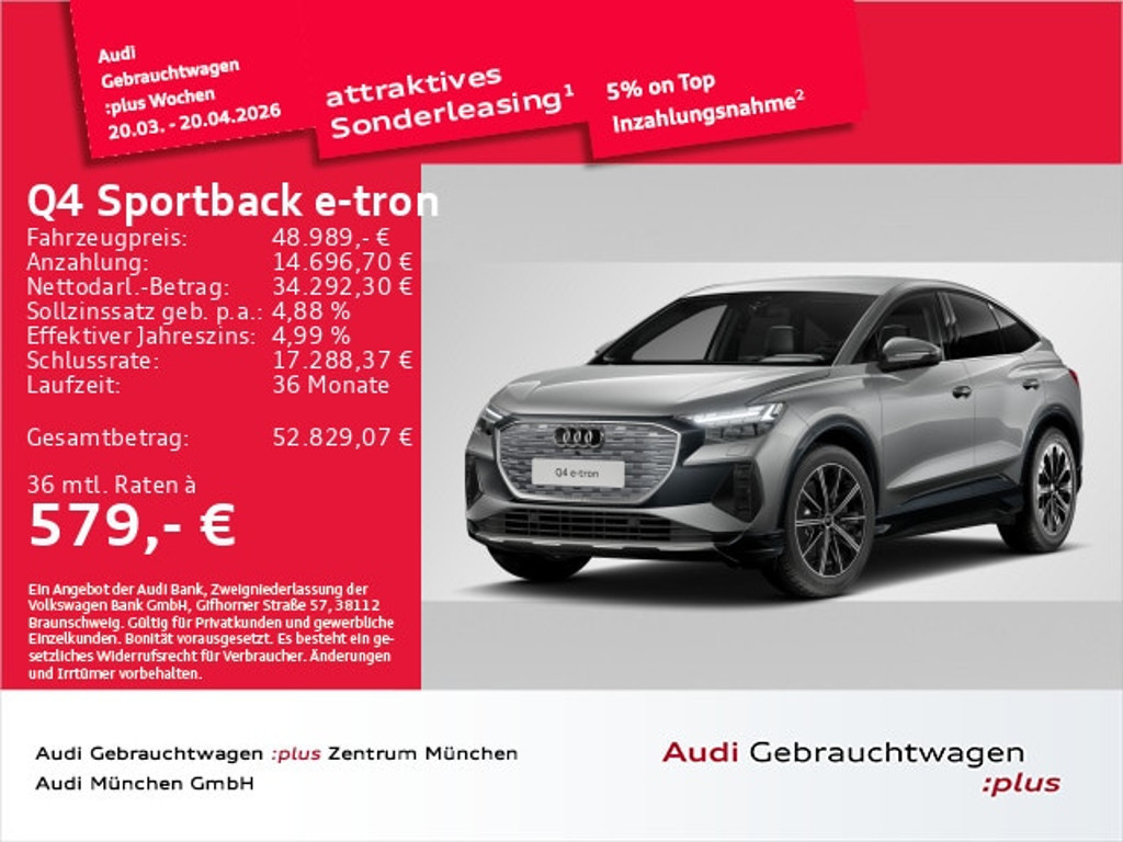 Audi Q4 e-tron Sportback