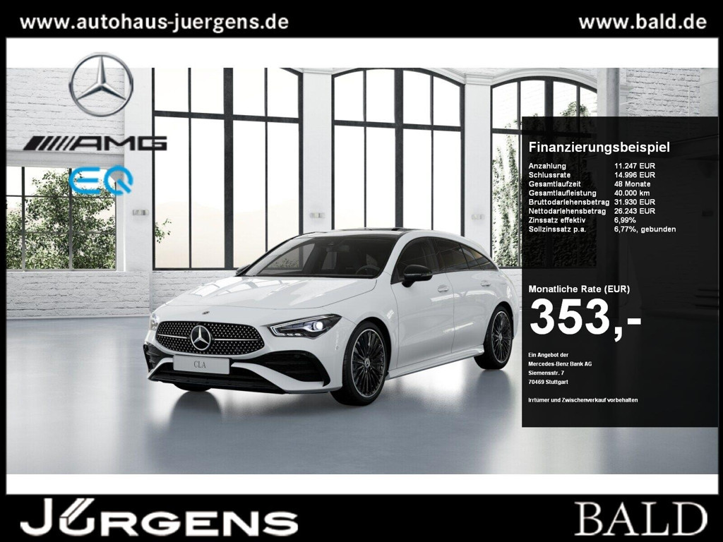 Mercedes-Benz CLA-Klasse CLA 200 AMG Line Sport Edition Shooting Brake Sportpakket CLA 200 d