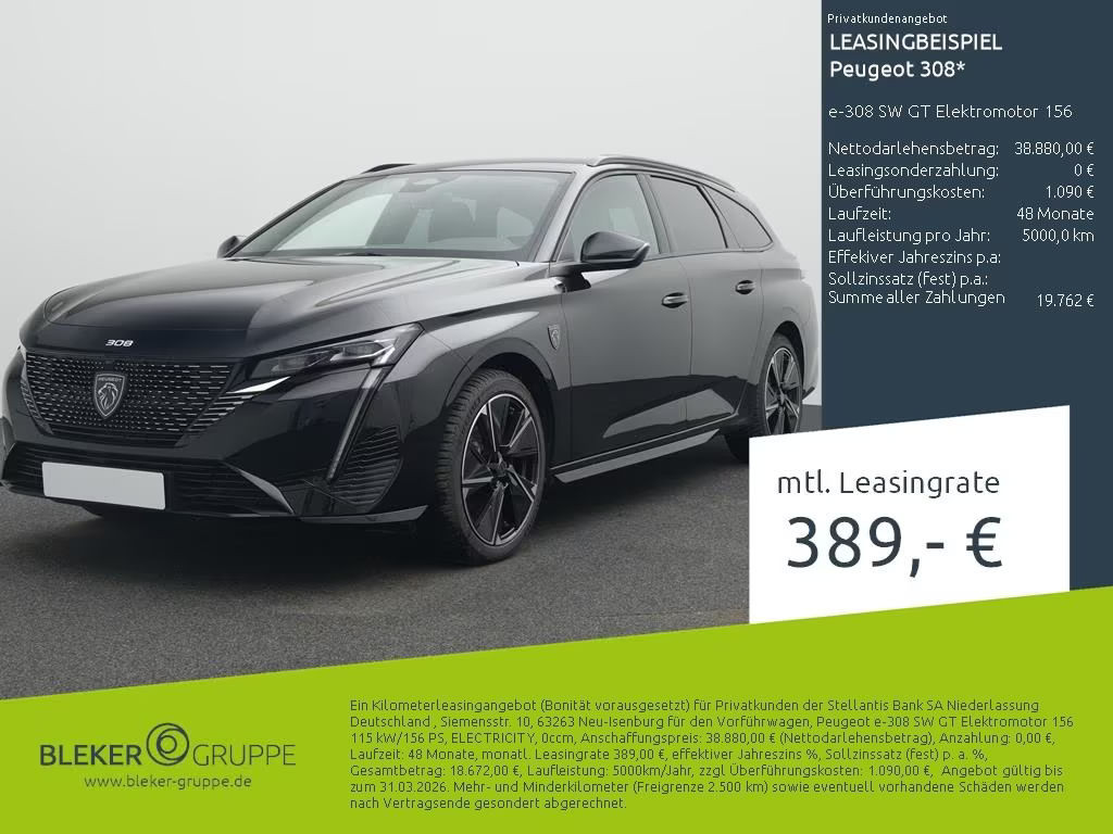 Peugeot e-308 GT-Line SW