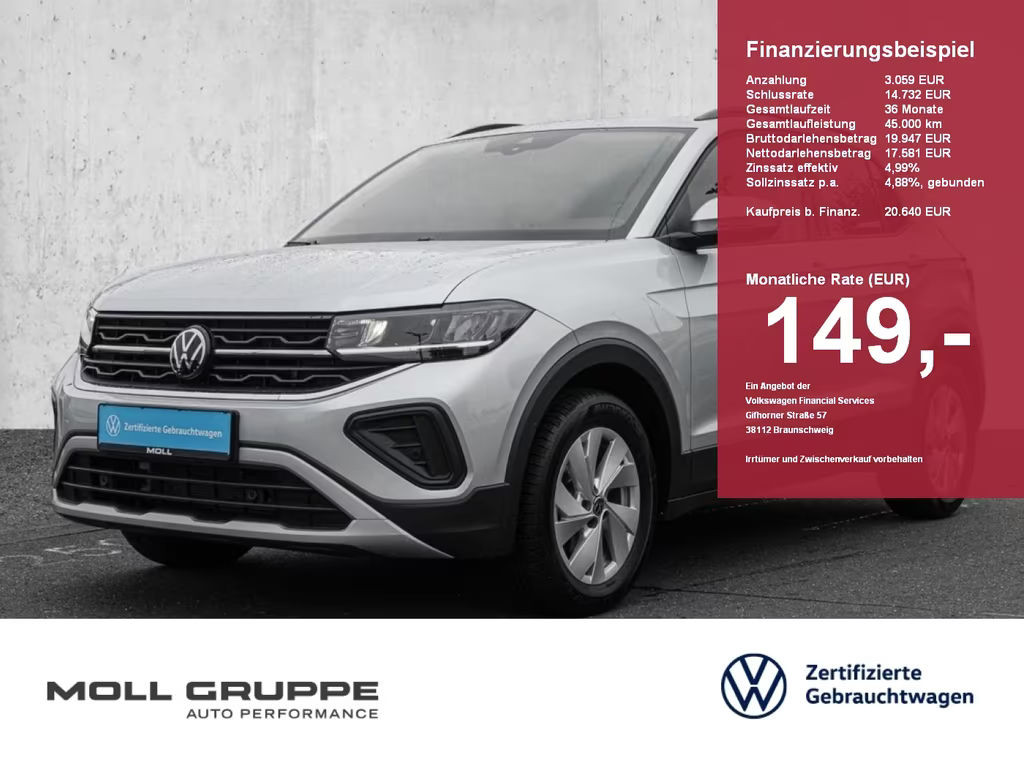 Volkswagen T-Cross Life 1.0 TSI