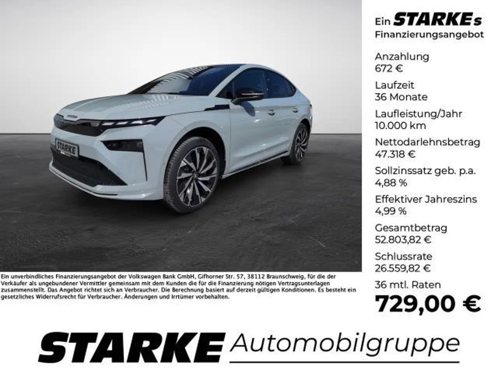 Skoda Enyaq iV Sportline Coupe