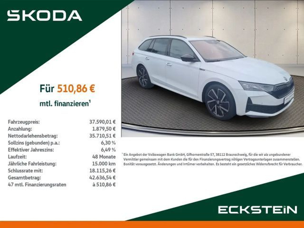 Skoda Octavia Combi Sportline 2.0 TDI