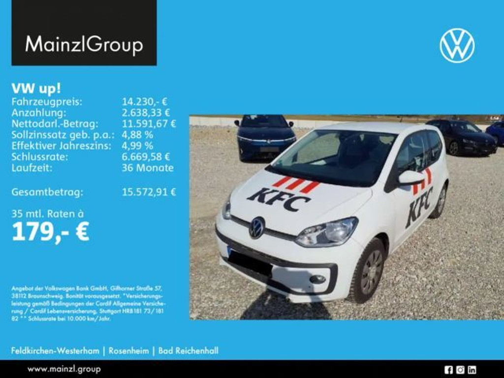 Volkswagen up! Move up! 1.0 MPI Move