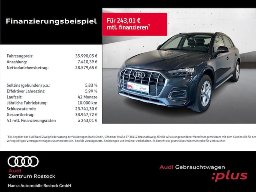 Audi Q5 Quattro S-Tronic 40 TDI