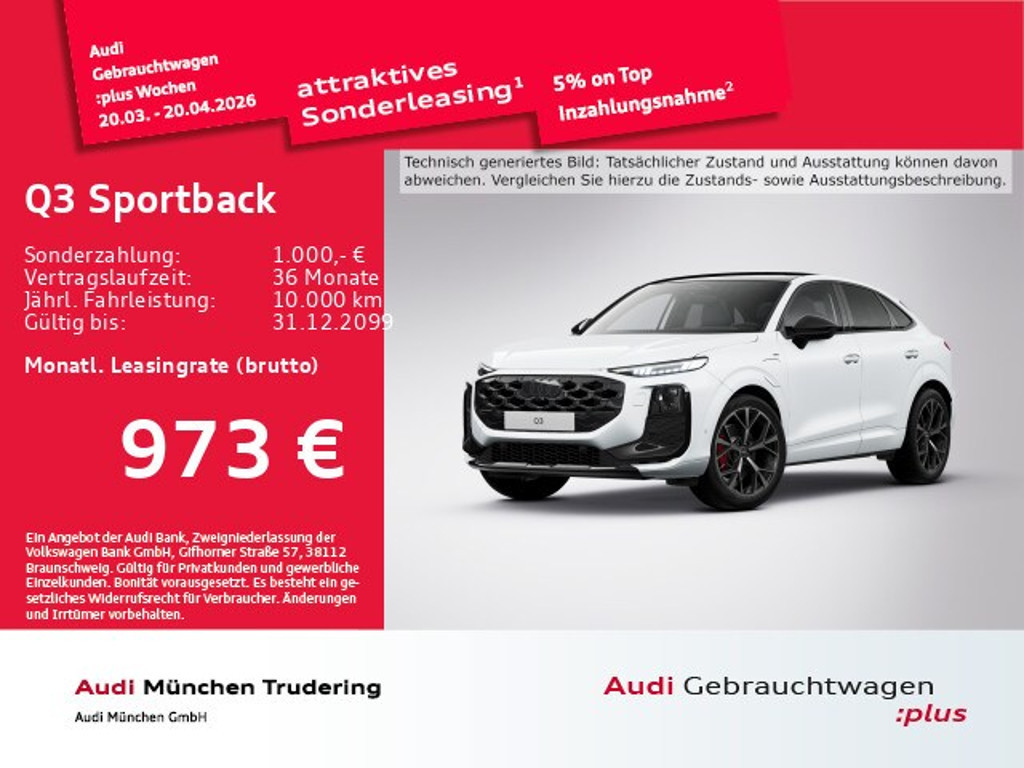 Audi Q3 Sportback S-Tronic Hybride