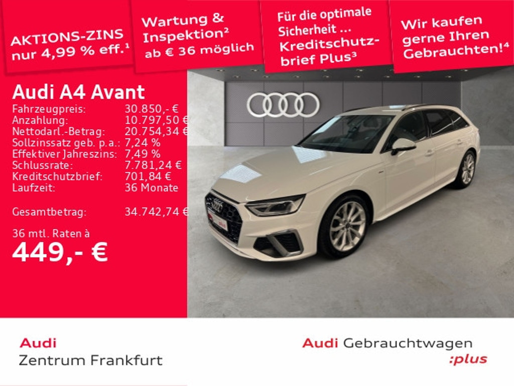 Audi A4 Avant S-Line 35 TFSI