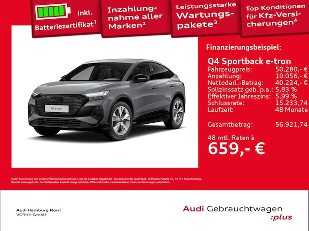 Audi Q4 e-tron Sportback