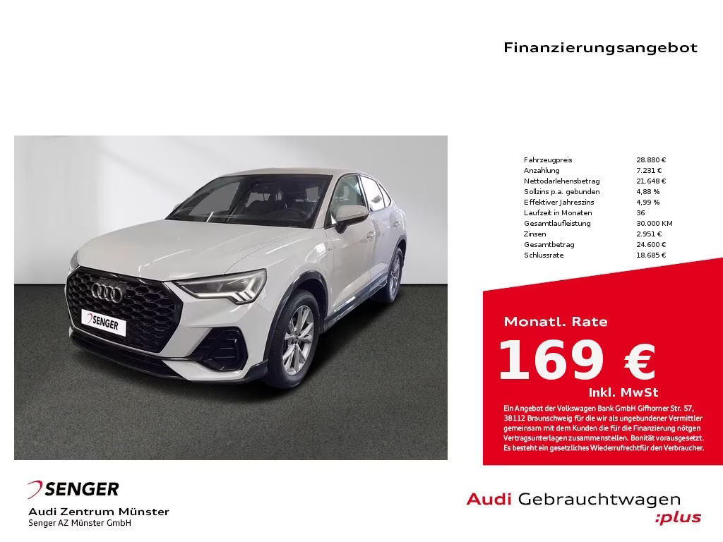Audi Q3 Sportback S-Line 35 TDI
