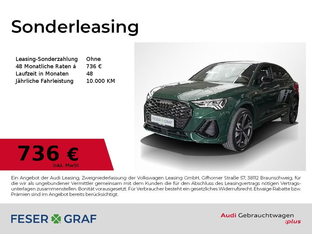 Audi Q3 Sportback Quattro S-Line 45 TFSI