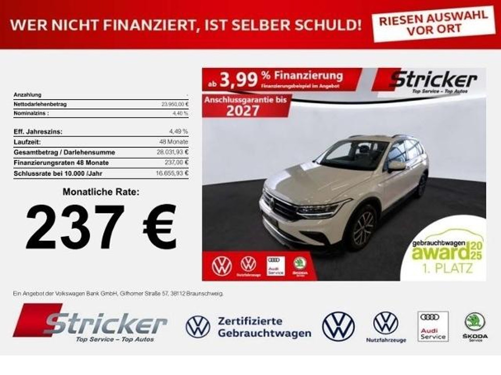 Volkswagen Tiguan DSG Life 2.0 TDI