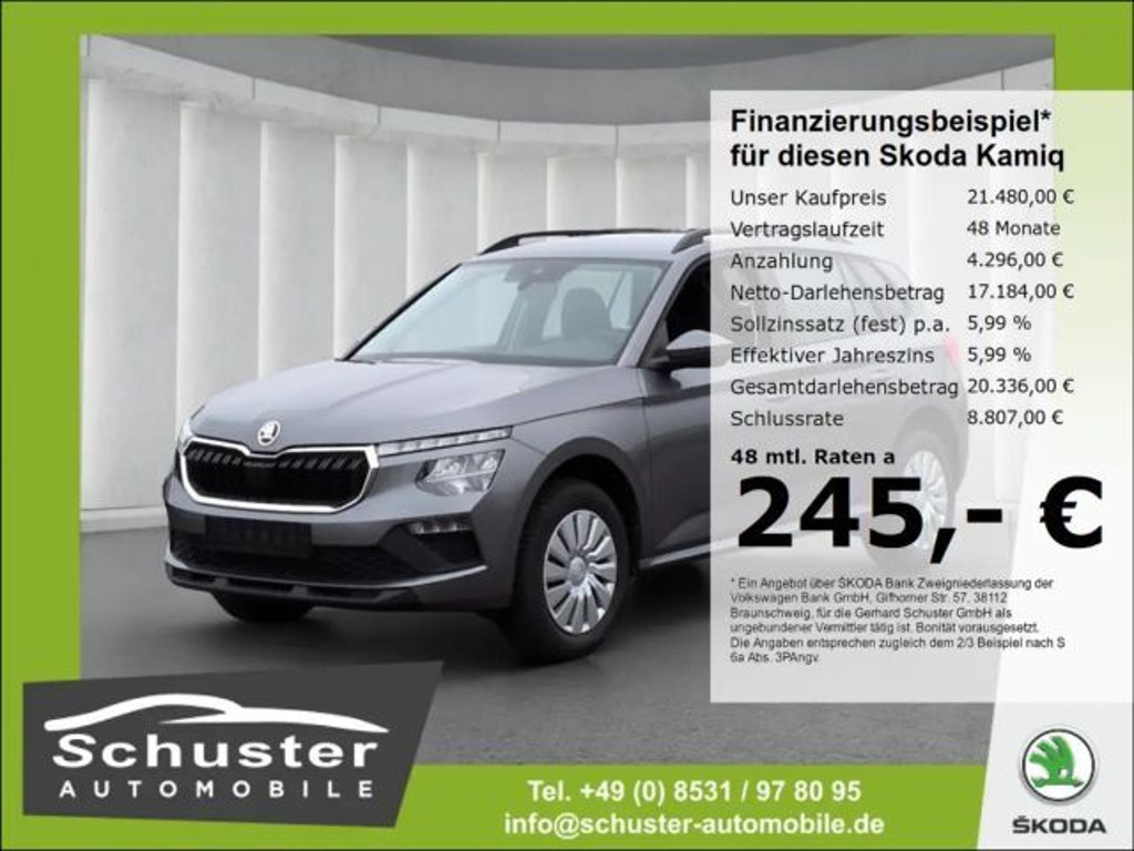 Skoda Kamiq Essence TSI*DSG LED SHZ Tempo digCockp PDC