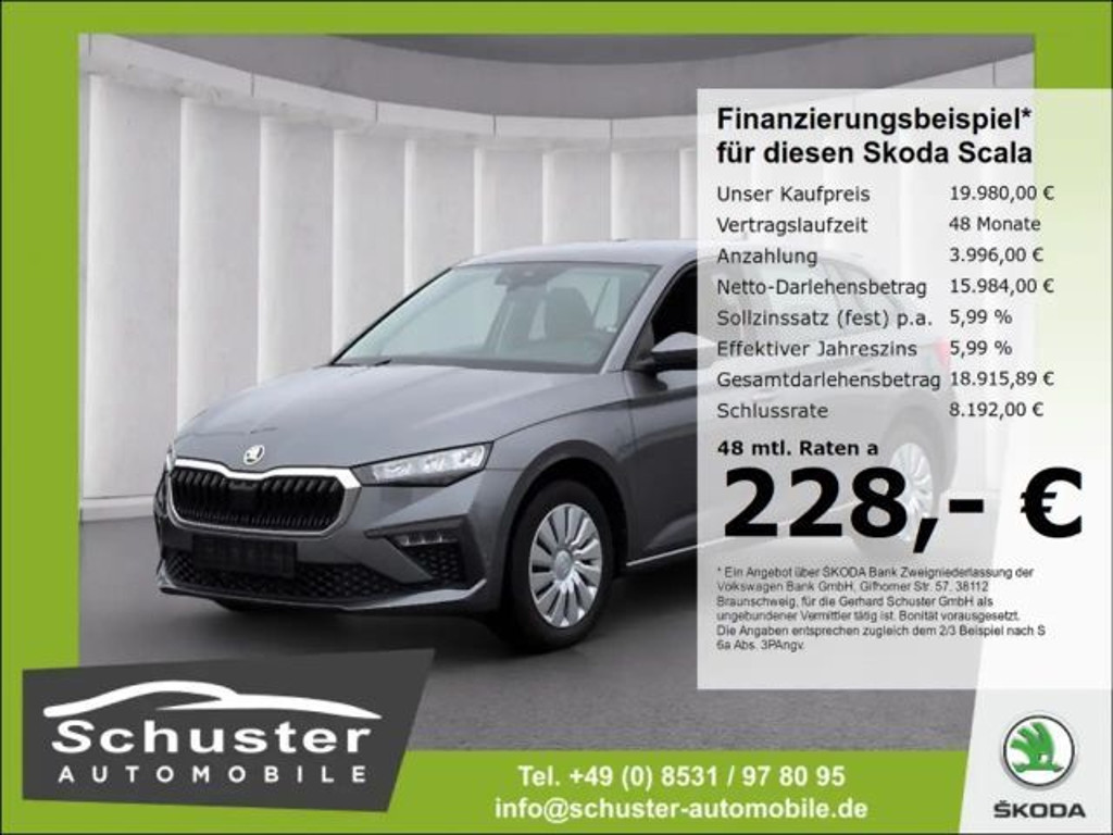 Skoda Scala Essence TSI*DSG LED SHZ Tempo digCockp PDC