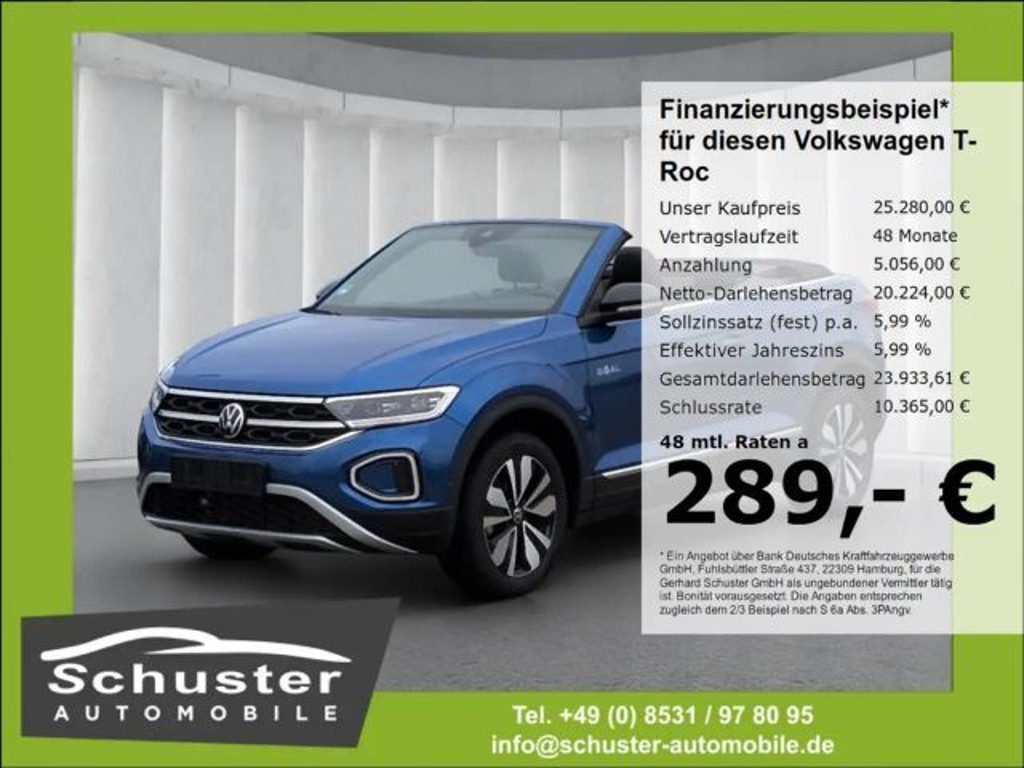 Volkswagen T-Roc Cabriolet 1.0 TSI