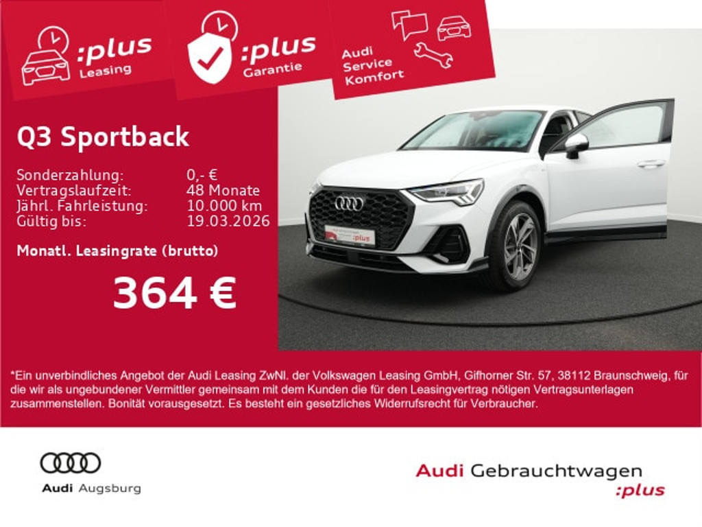 Audi Q3 Sportback S-Line S-Tronic 35 TFSI