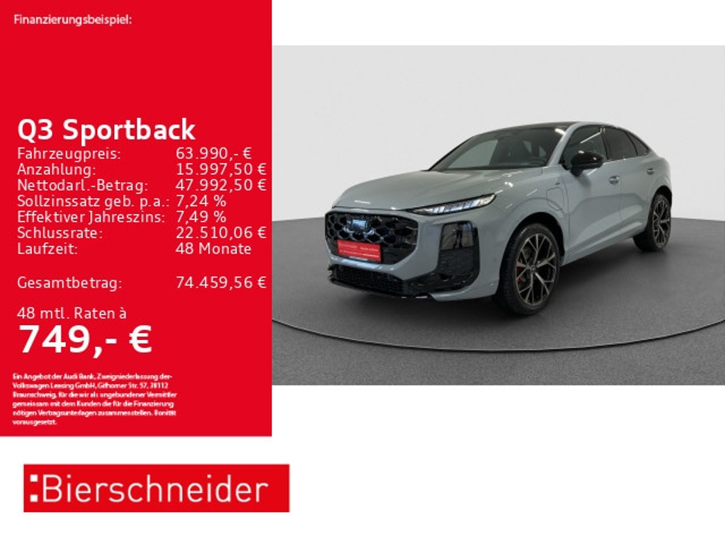 Audi Q3 Sportback S-Tronic Hybride