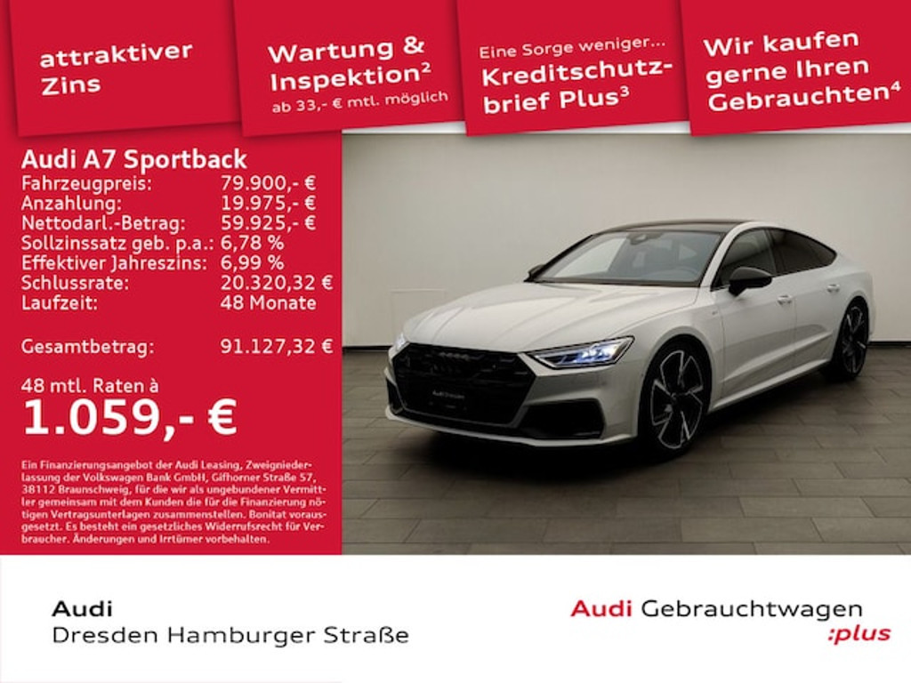 Audi A7 Sportback Quattro S-Tronic 55 TFSI