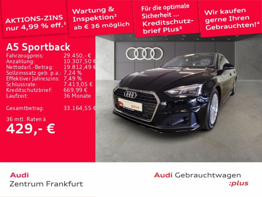Audi A5 Sportback S-Tronic 35 TFSI