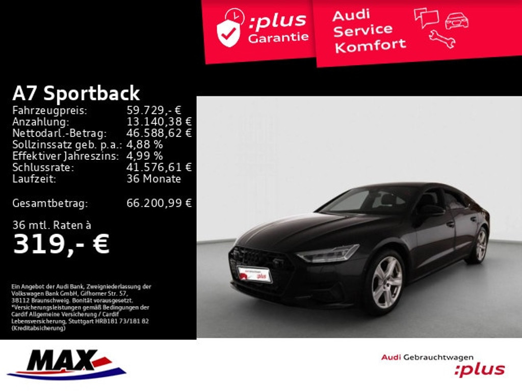 Audi A7 Sportback Quattro S-Tronic Hybride 50 TFSI