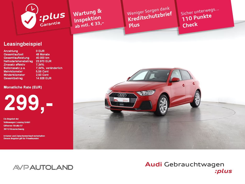 Audi A1 Sportback 25 TFSI