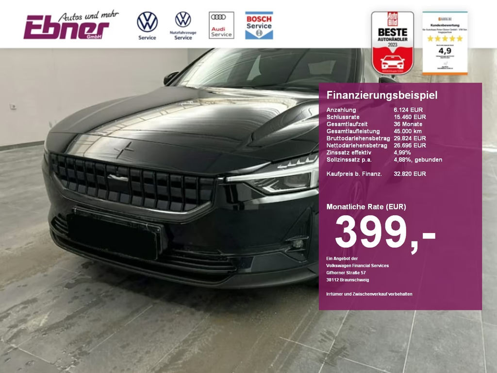 Polestar 2 Dual motor Pilot Plus