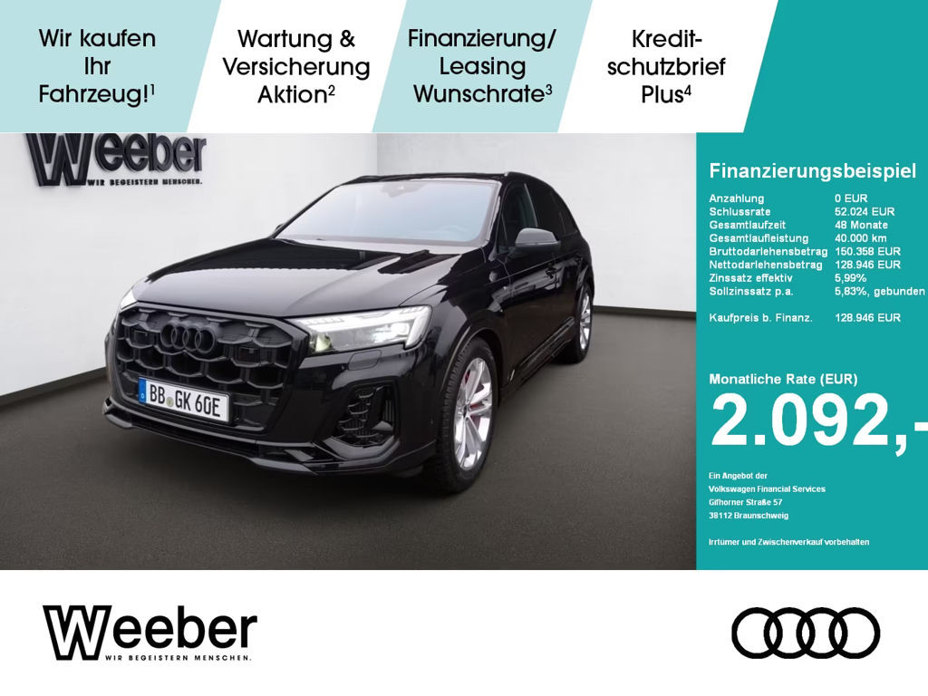 Audi Q7 Quattro S-Line Hybride