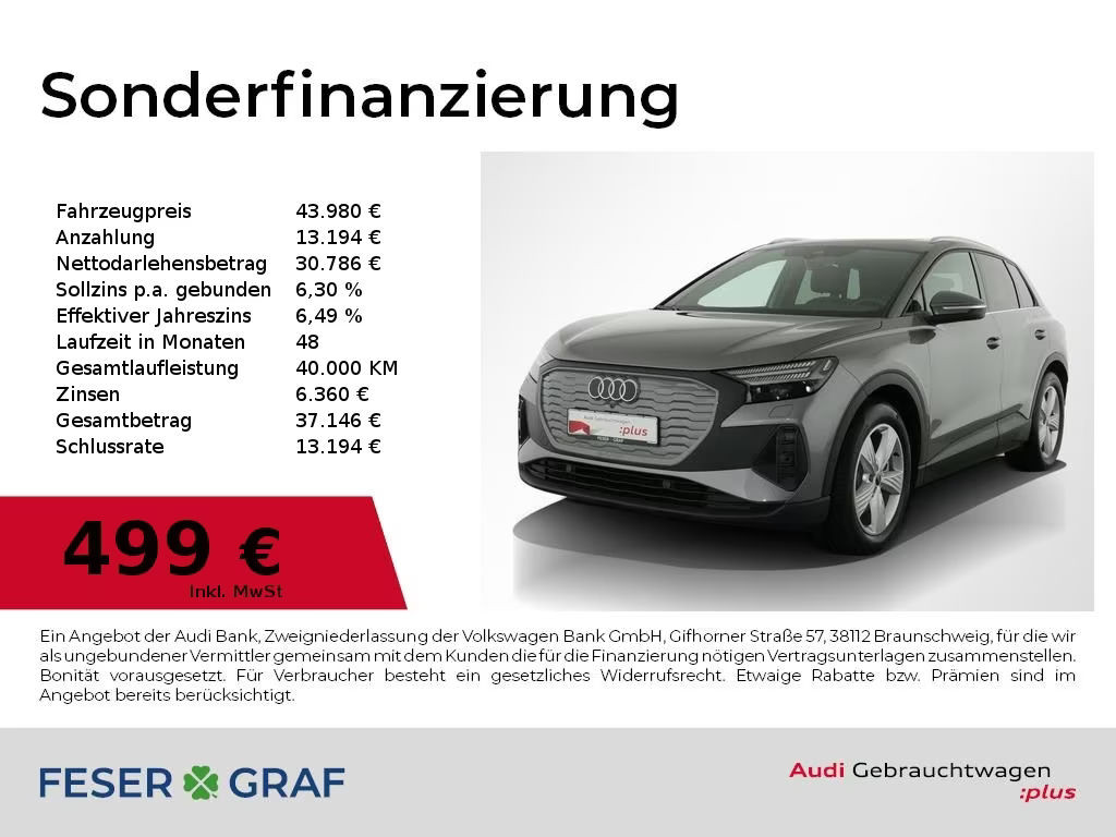 Audi Q4 e-tron 45 e-tron Pano,Leder,Matrix,Navi,SONOS
