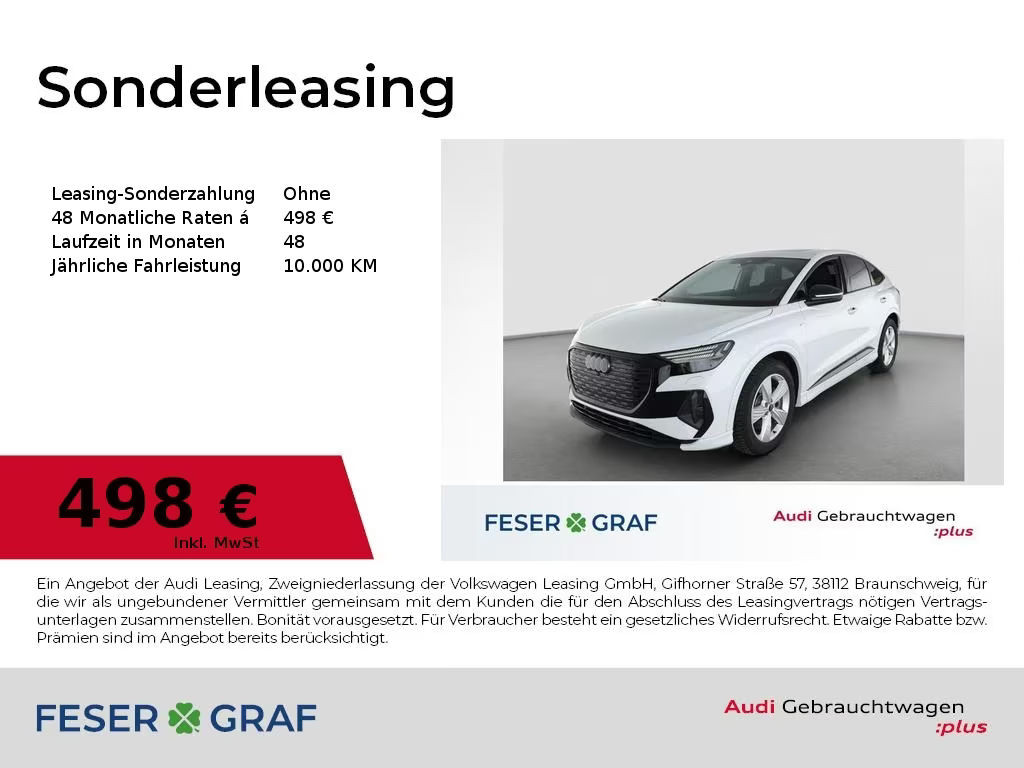 Audi Q4 e-tron Sportback S-Line