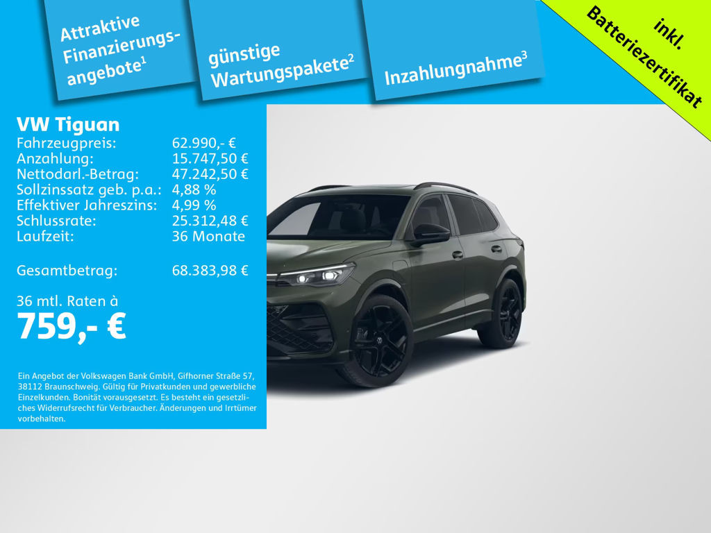 Volkswagen Tiguan R-Line eHybrid
