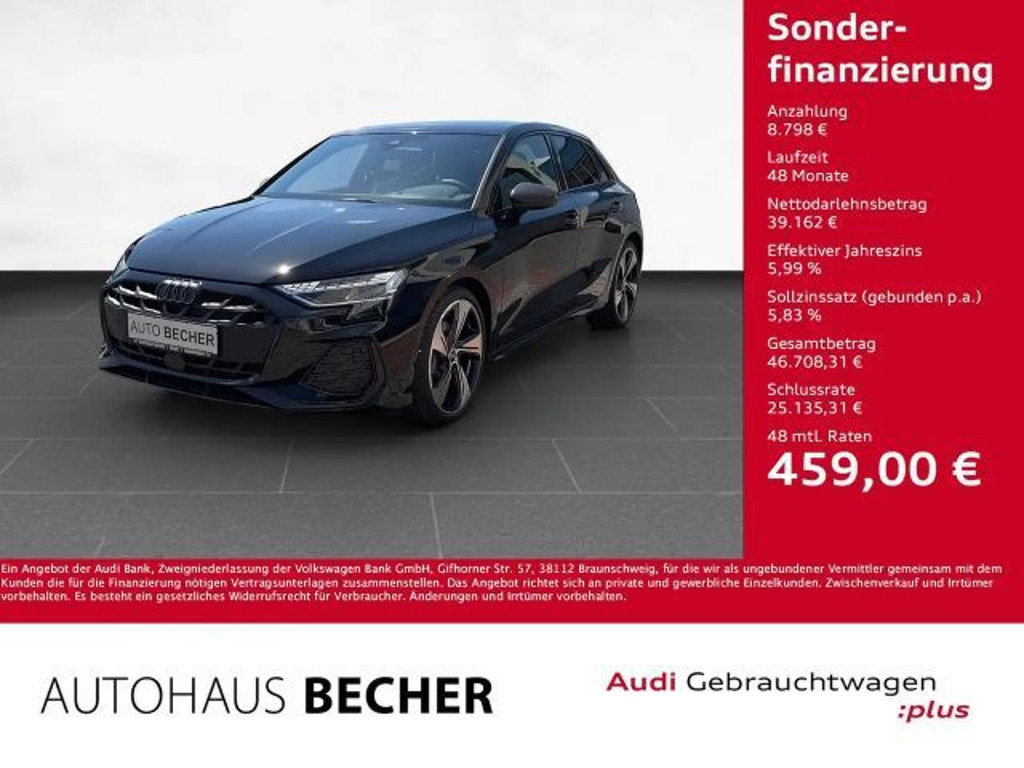 Audi A3 Sportback Sedan S-Line S-Tronic 35 TFSI