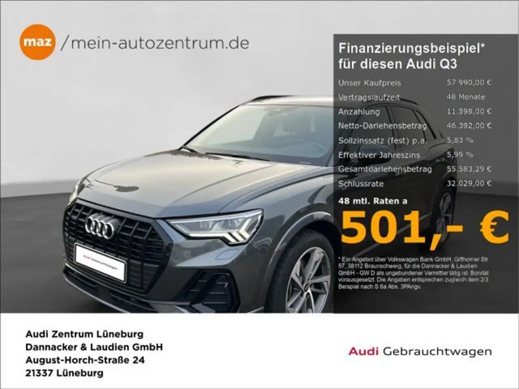 Audi Q3 Quattro S-Line 2.0 TFSI