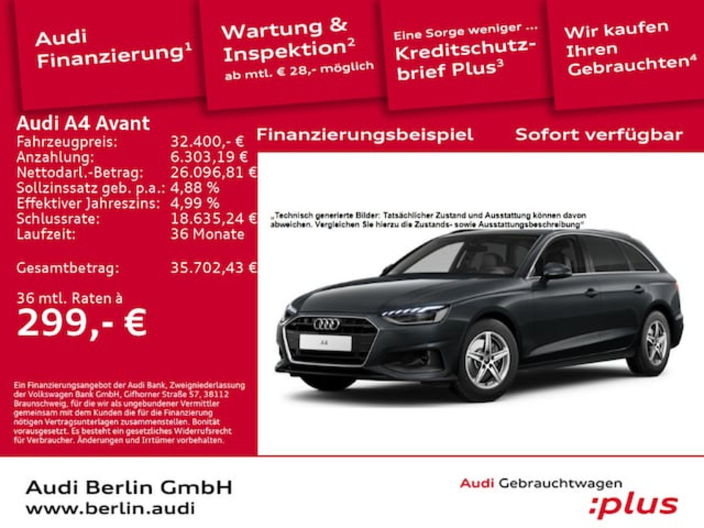 Audi A4 Avant S-Tronic 35 TDI