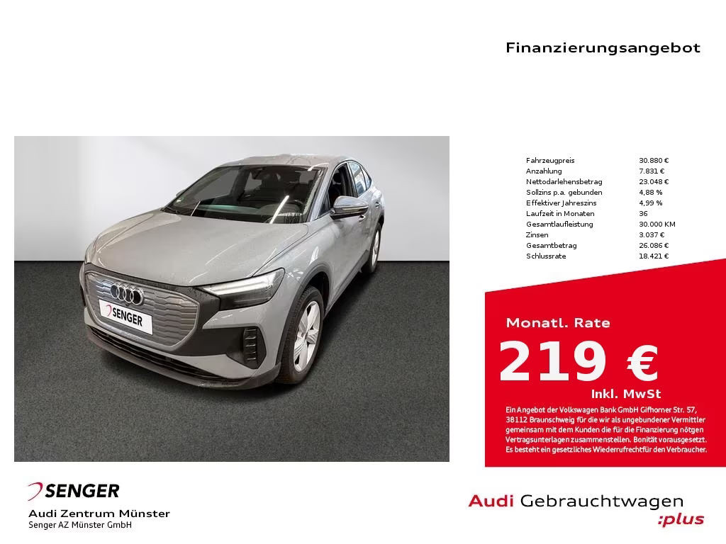 Audi Q4 e-tron Sportback 40